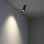 Spot plafond semi-encastrable STAN noir