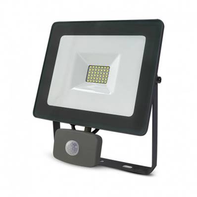 Projecteur extérieur LED avec détecteur 30W blanc chaud