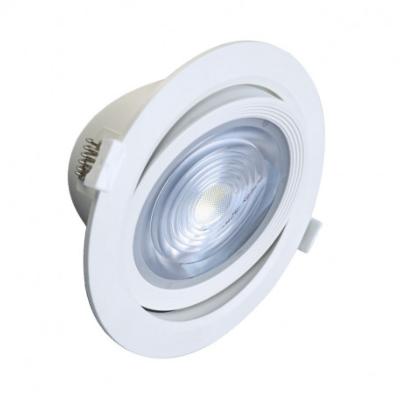 Spot LED encastrable orientable blanc 18W éclairage chaud