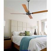 Ventilateur de plafond MALVINAS marron ou gris Gris