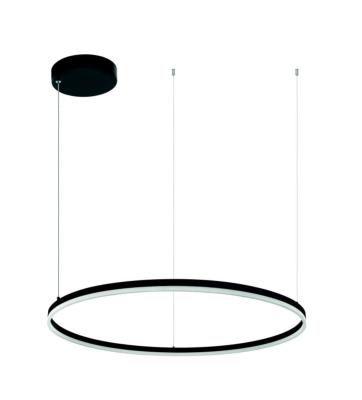 Suspension cercle LED Zambelis 20264 noire Ø 120 cm