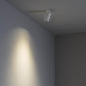 Spot plafond semi-encastrable STAN blanc