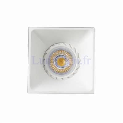 Spot encastrable NEON-C blanc Adaptateur pour ampoule GU10 220V