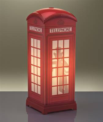 Lampe Red Phone Box
