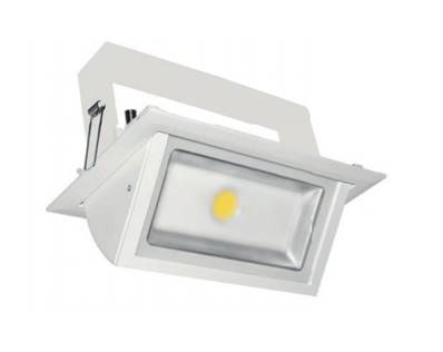 Spot encastrable orientable LED COB rectangle 40W