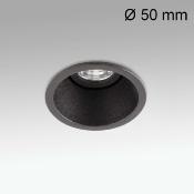 Spot encastrable orientable FOX  50 mm LED 5W noir