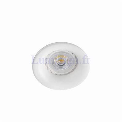 Spot encastrable NEON-R blanc Adaptateur pour ampoule MR16 12V