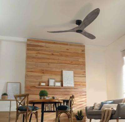 Ventilateur de plafond Zambelis 20259 bois massif gris