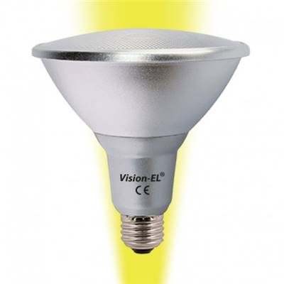 Ampoule LED E27 PAR38 16W éclairage jaune